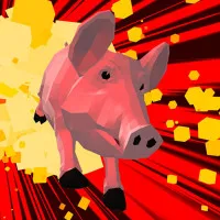Crazy Pig Simulator Crazy Pig Simulator is a hilarious and adventurous game where players step into the hooves of a funny pig that escapes from the farm to start a new life in the bustling city.