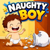 Naughty Boy is a casual destruction game where you play as a mischievous child determined to turn every room into complete chaos.