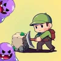 Pixel Journey is a laid-back exploration game about collecting resources, upgrading your tools, and seeing what you can find around the map.