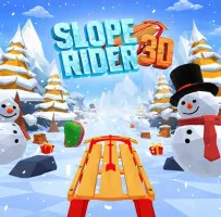 Slope Rider 3D is an exciting arcade game that plunges players into a thrilling winter sports adventure. Navigate steep, snowy slopes filled with obstacles like collapsing trees and logs while collecting coins to unlock new sleds and upgrades.