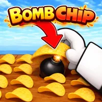 Bomb Chip is a Roblox party game built around luck, suspense, and hilarious chaos. In each round, players gather around a table filled with snacks, but some of them secretly contain hidden bombs.