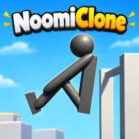 Play NoomiClone, a physics platform game where you swing, tuck, and release a ragdoll between bars.
