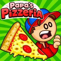 Papa's Pizzeria is a classic cooking game where making pizza is only half the job. You also have to remember orders, handle several stations, and keep impatient customers from waiting too long.