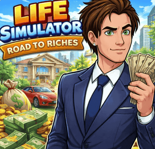 how to play Life Simulator: Road to Riches